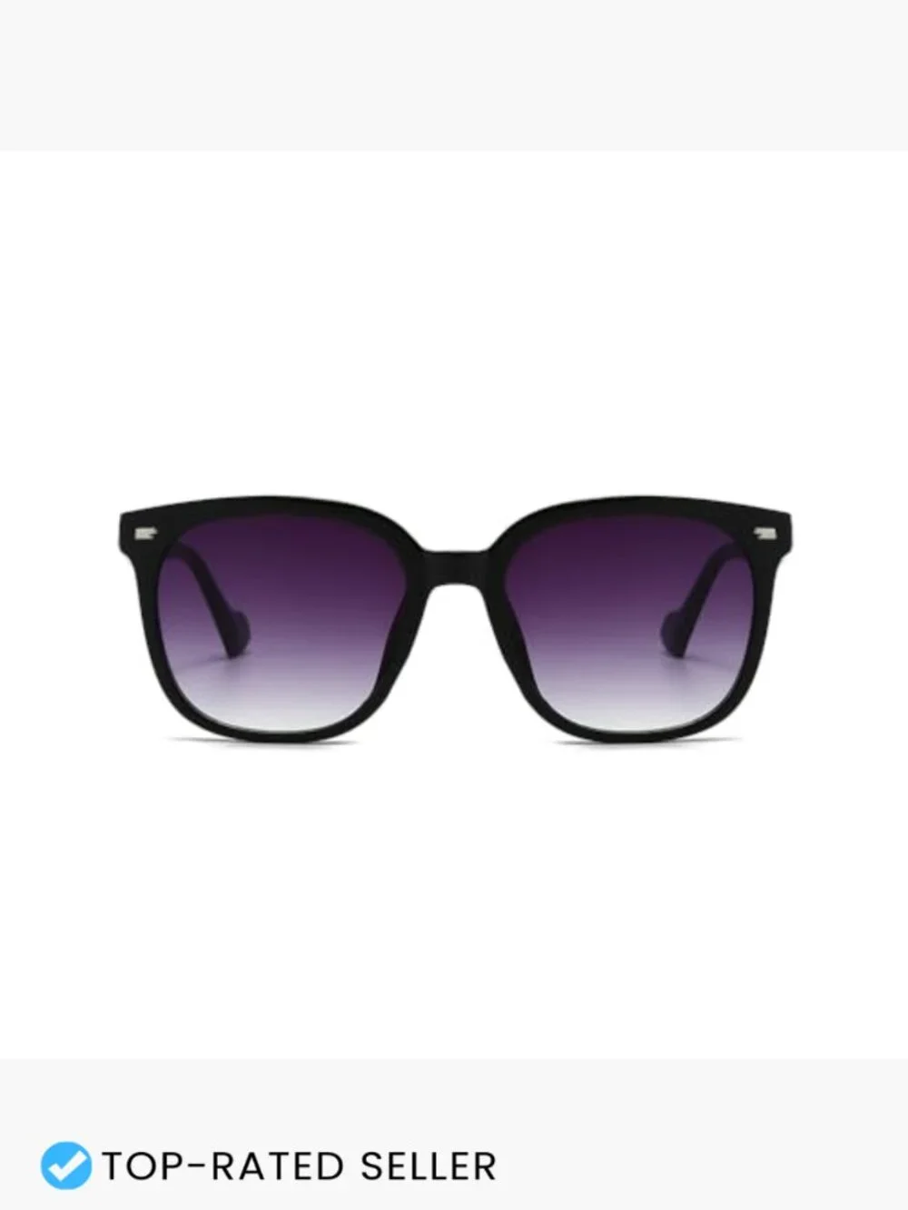 Oversized Square Sunglasses Vintage Retro Big Frame Stylish UV400 Protection